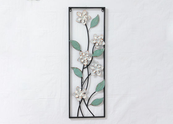 Hotel Black Frame Flowers Classical Metal Wall Art Decor