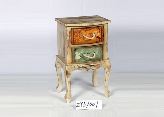 Elegant Europe Style Retro Solid Wood Living Room Cabinets
