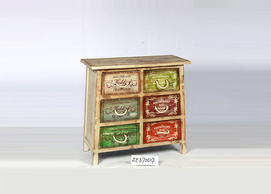 Elegant Europe Style Retro Solid Wood Living Room Cabinets