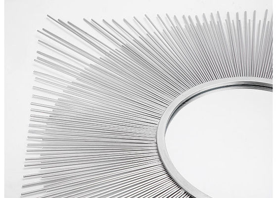 Wholesale Round Mirror 31 inch Square Metal Sunburst Starburst Mirror